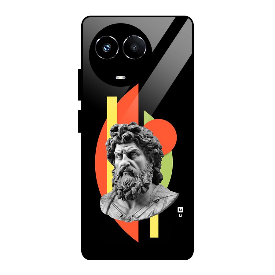 Amazing Geometry Glass Back Case for Realme 11X