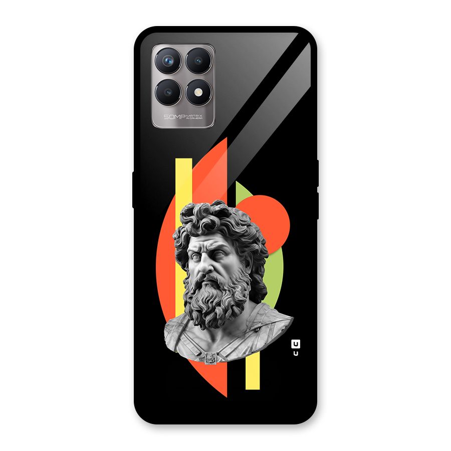 Amazing Geometry Glass Back Case for Realme 8i
