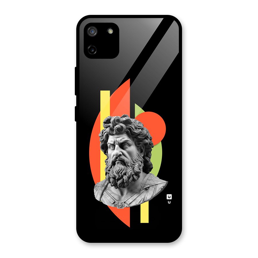 Amazing Geometry Glass Back Case for Realme C11