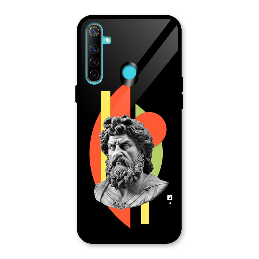 Amazing Geometry Glass Back Case for Realme Narzo 10