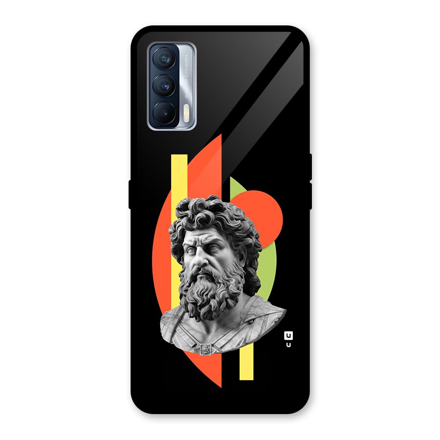 Amazing Geometry Glass Back Case for Realme X7