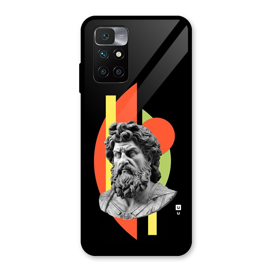 Amazing Geometry Glass Back Case for Redmi 10 Prime