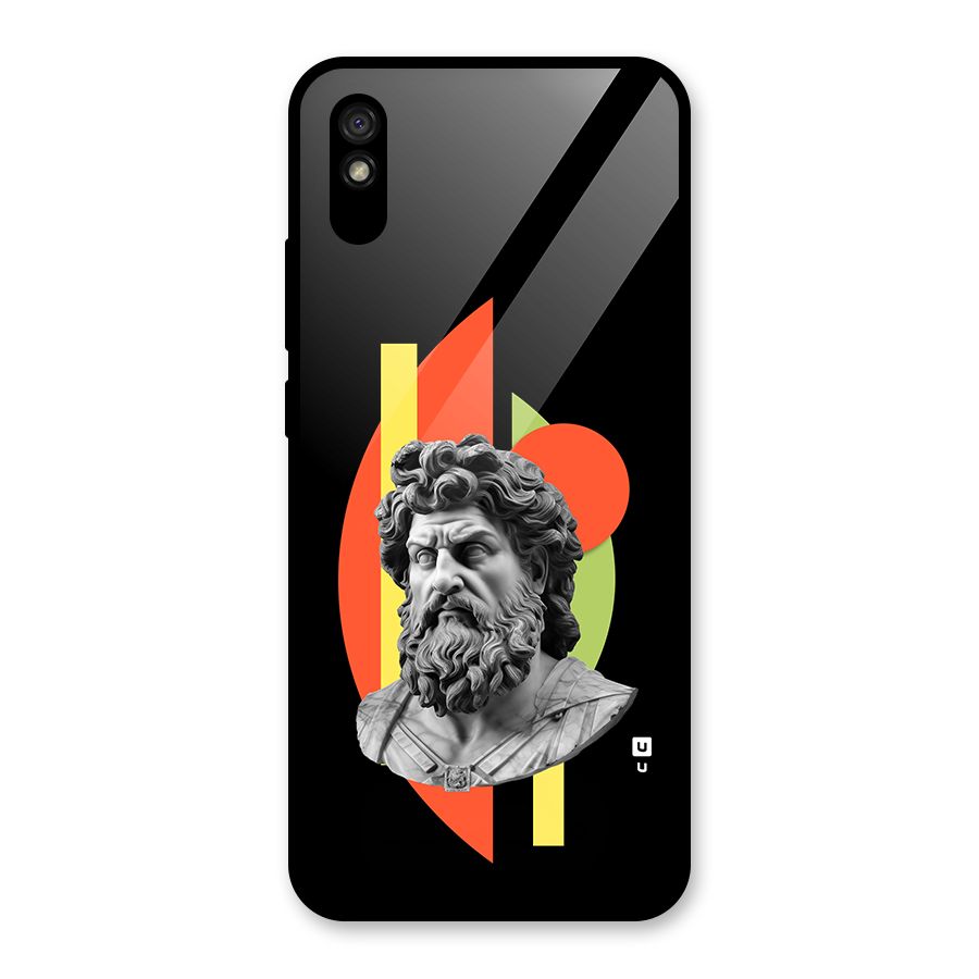 Amazing Geometry Glass Back Case for Redmi 9i