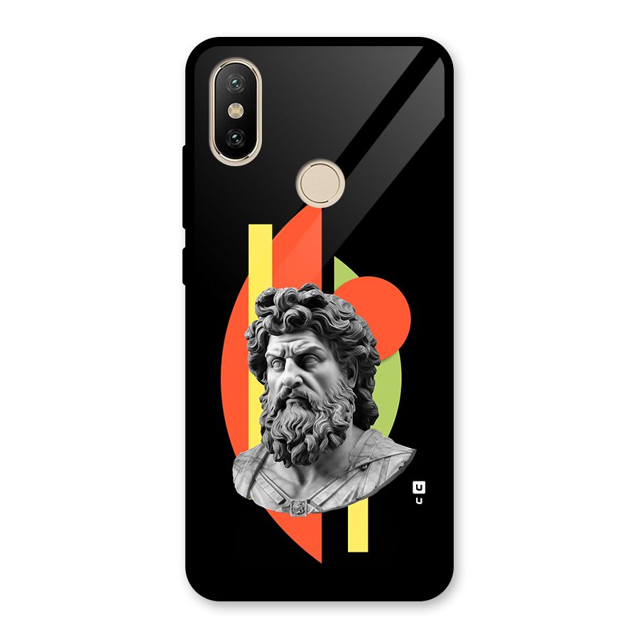 Amazing Geometry Glass Back Case for Redmi A2