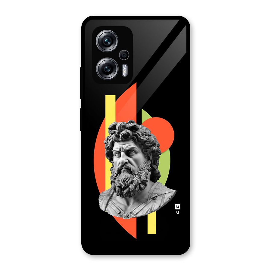 Amazing Geometry Glass Back Case for Redmi K50i