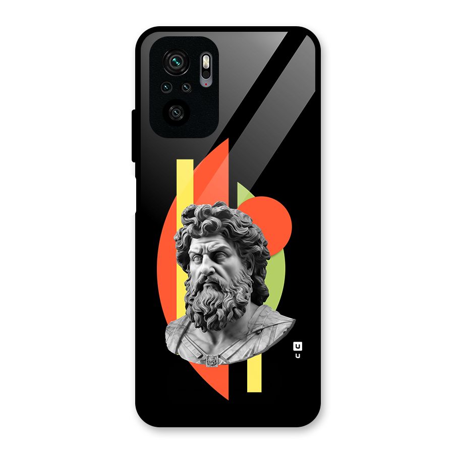 Amazing Geometry Glass Back Case for Redmi Note 10S