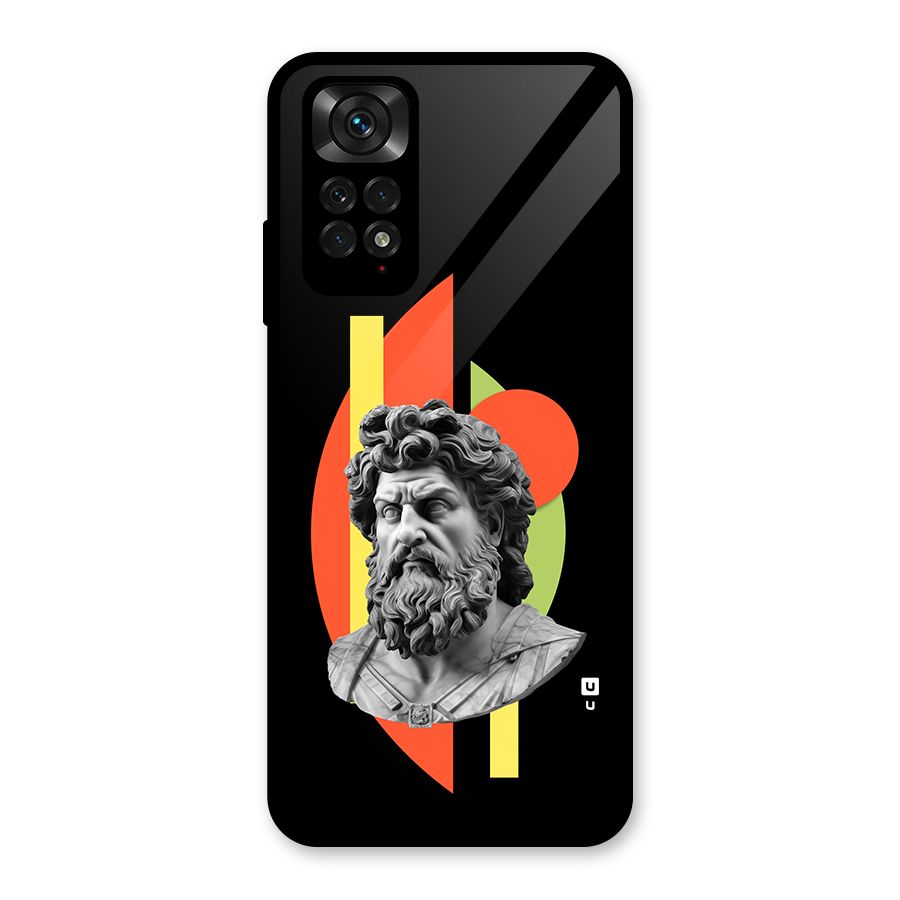 Amazing Geometry Glass Back Case for Redmi Note 11S