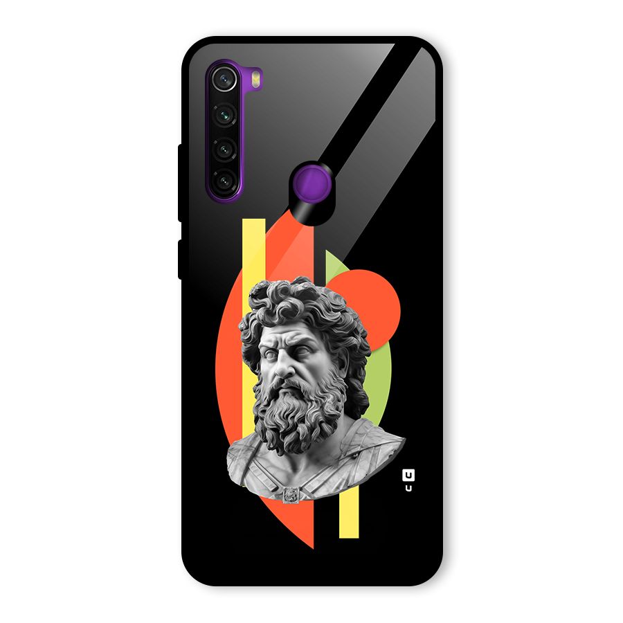 Amazing Geometry Glass Back Case for Redmi Note 8