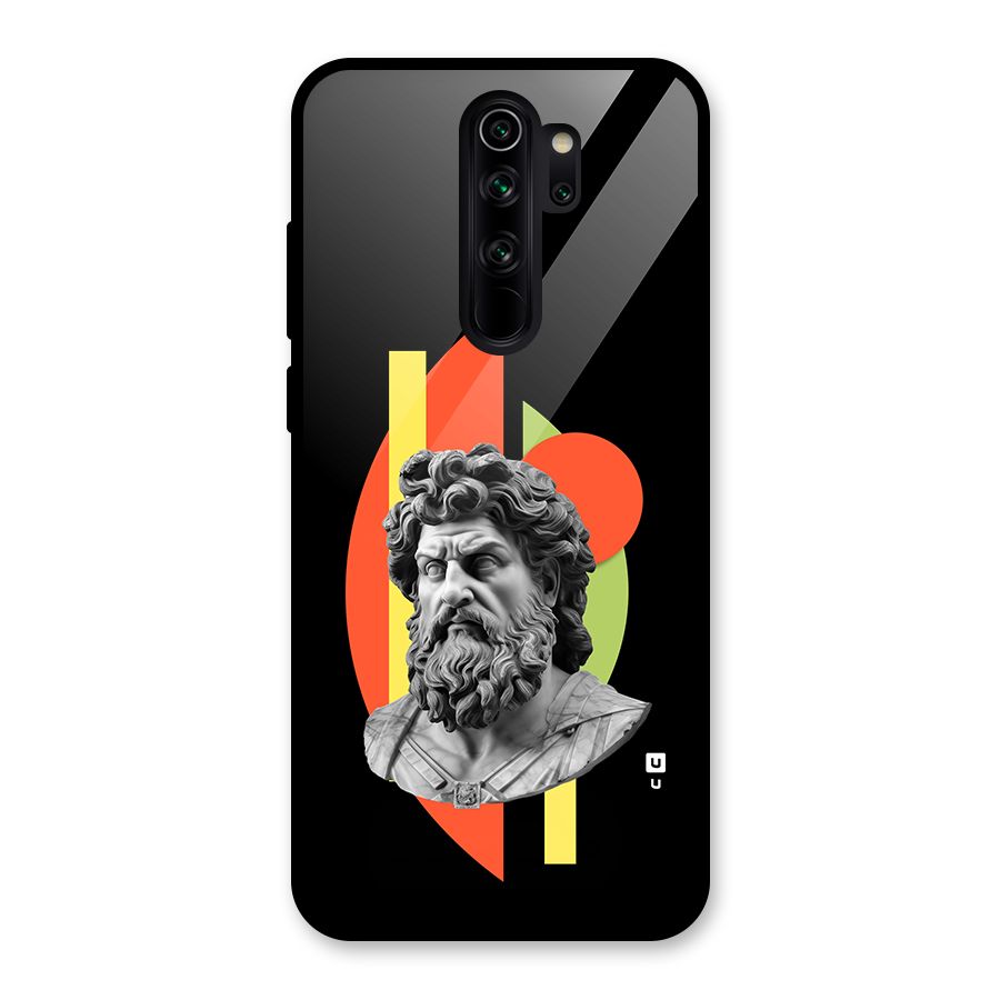 Amazing Geometry Glass Back Case for Redmi Note 8 Pro