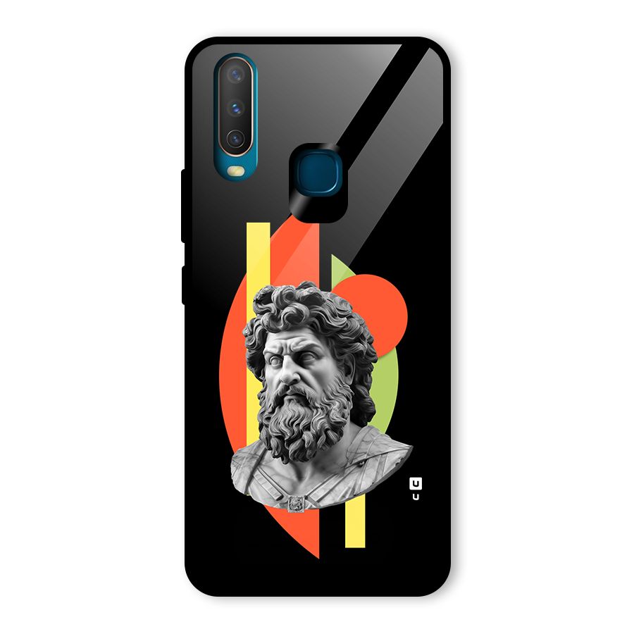 Amazing Geometry Glass Back Case for Vivo U10