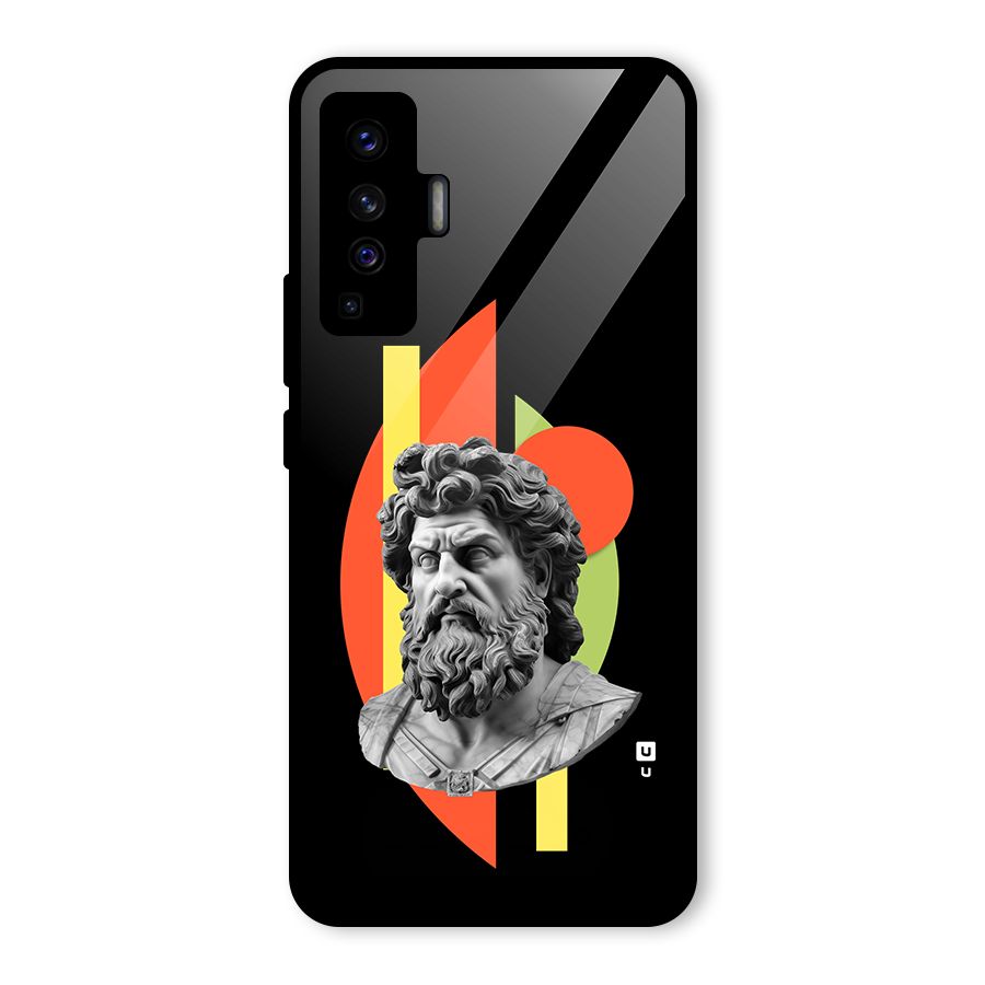 Amazing Geometry Glass Back Case for Vivo X50
