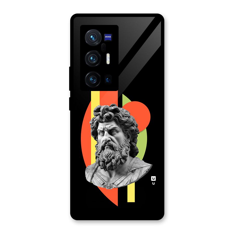 Amazing Geometry Glass Back Case for Vivo X70 Pro Plus
