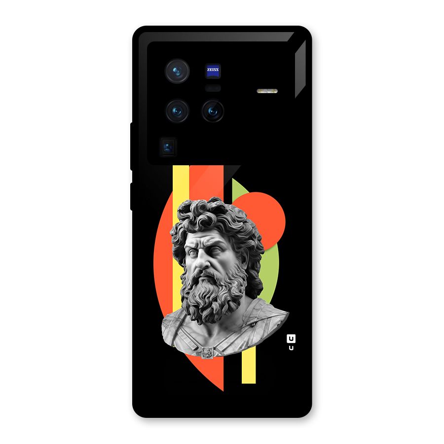 Amazing Geometry Glass Back Case for Vivo X80 Pro