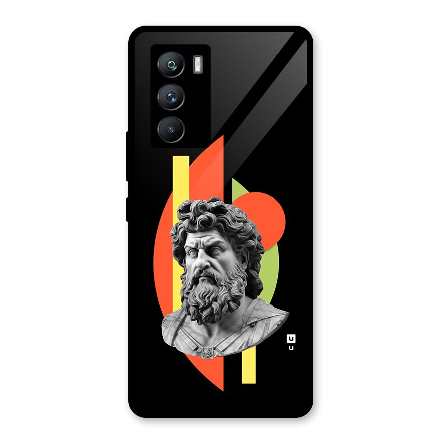 Amazing Geometry Glass Back Case for Vivo iQOO 9 SE