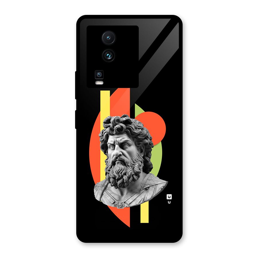 Amazing Geometry Glass Back Case for Vivo iQOO Neo 7 Pro