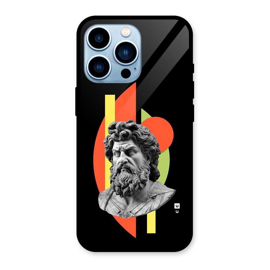 Amazing Geometry Glass Back Case for iPhone 13 Pro