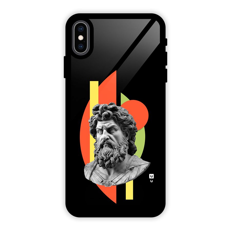 Amazing Geometry Glass Back Case for iPhone XS Max