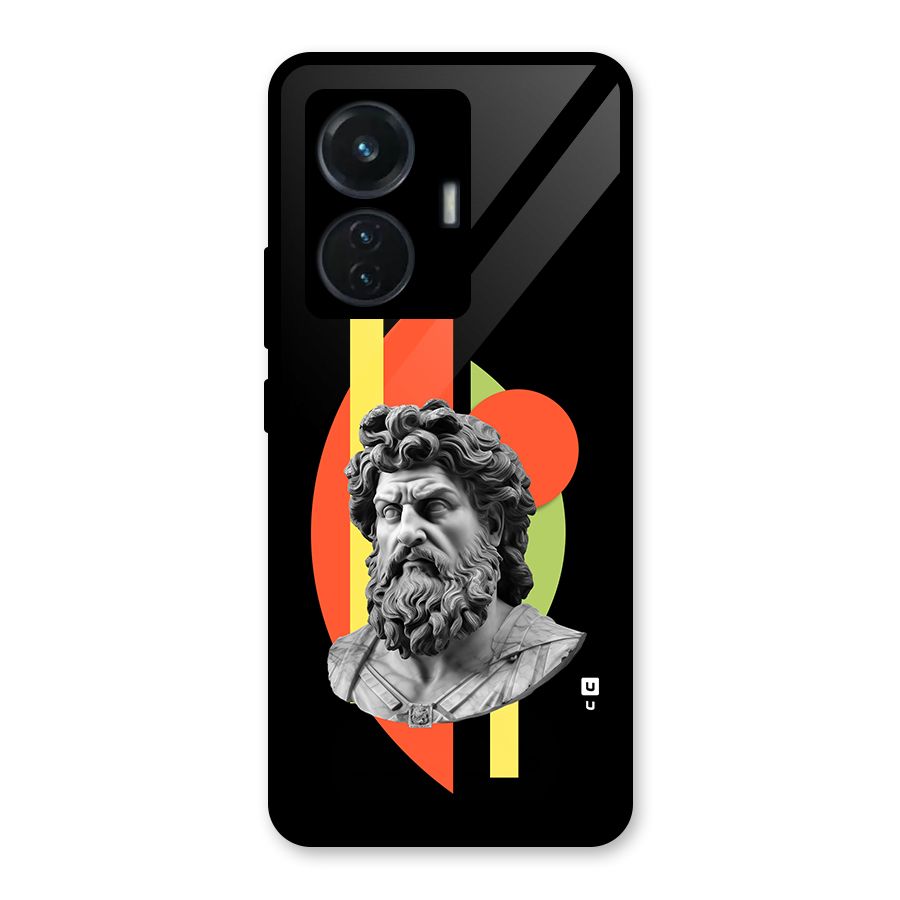 Amazing Geometry Glass Back Case for iQOO Z6 44W