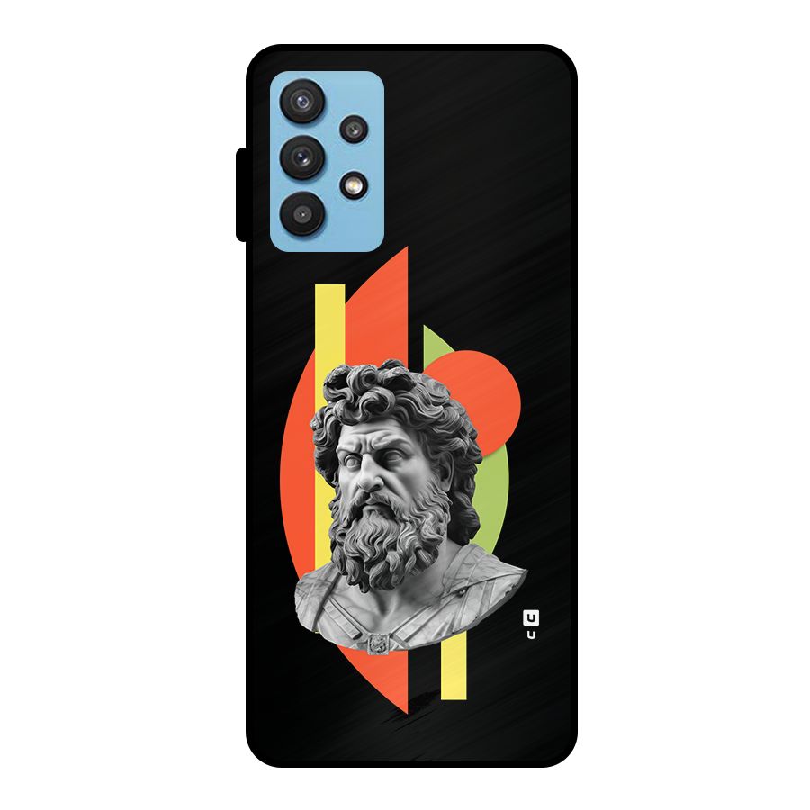 Amazing Geometry Metal Back Case for Galaxy M32 5G