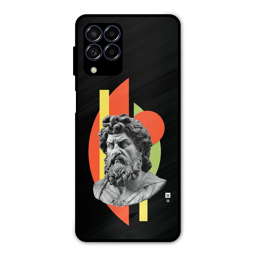 Amazing Geometry Metal Back Case for Galaxy M53 5G