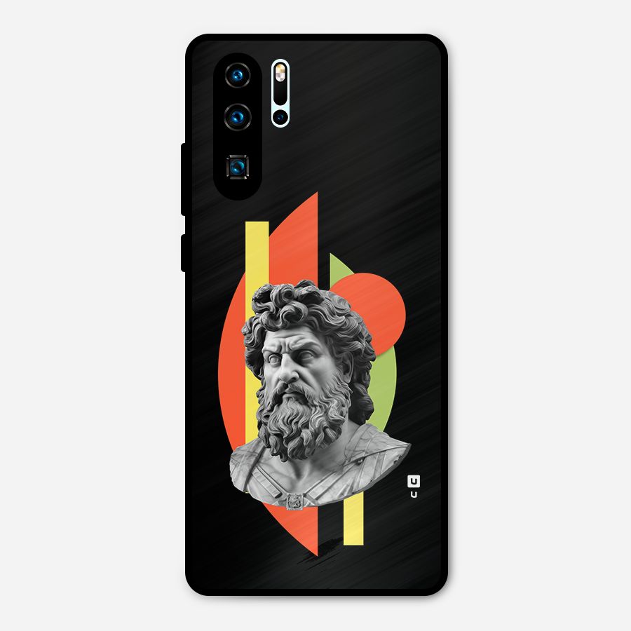 Amazing Geometry Metal Back Case for Huawei P30 Pro