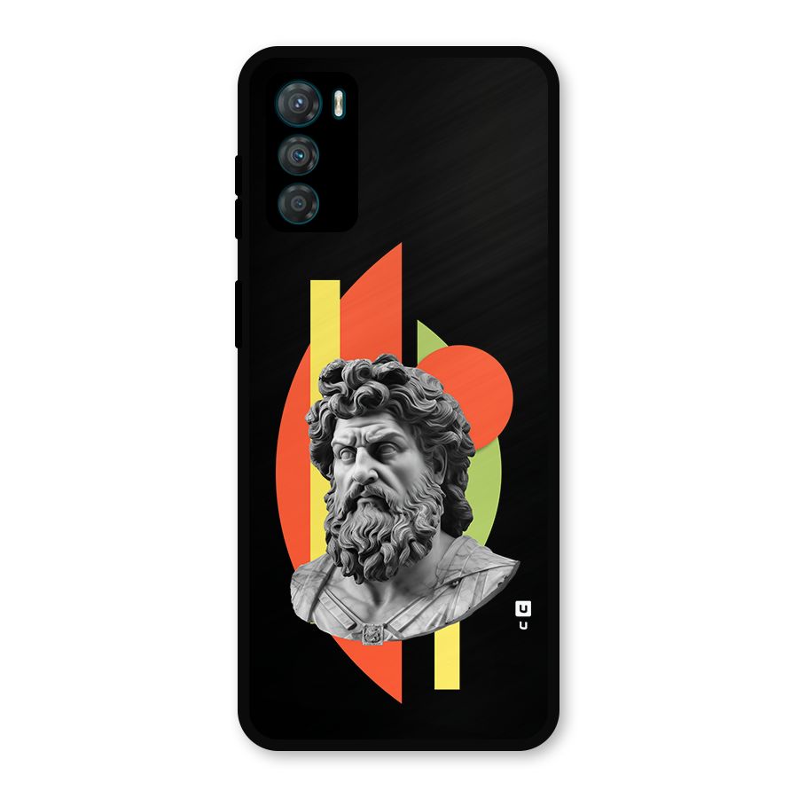 Amazing Geometry Metal Back Case for Moto G42