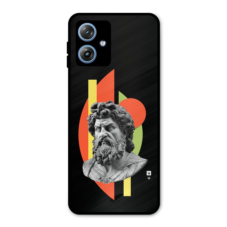 Amazing Geometry Metal Back Case for Moto G54