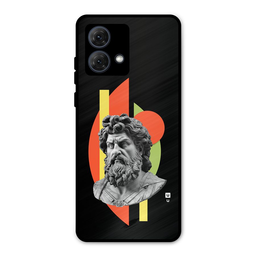 Amazing Geometry Metal Back Case for Moto G84