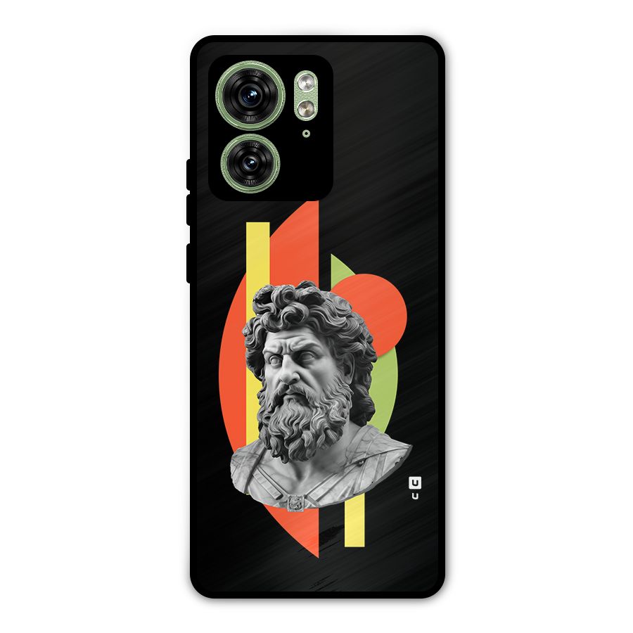 Amazing Geometry Metal Back Case for Motorola Edge 40 5G