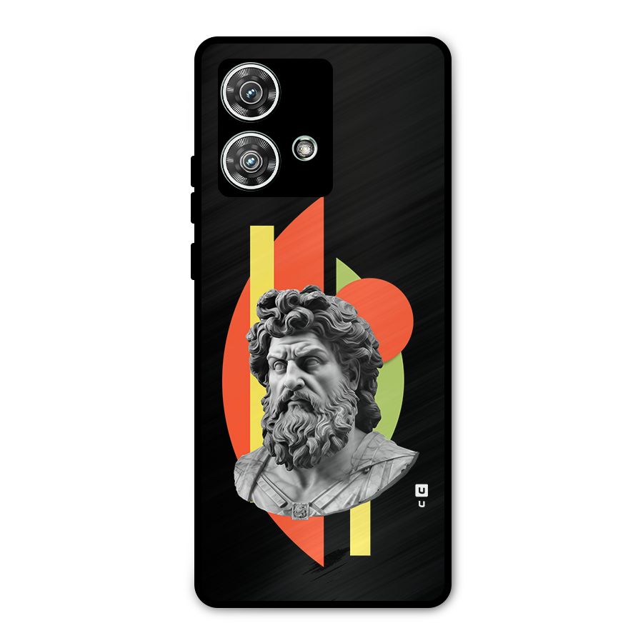 Amazing Geometry Metal Back Case for Motorola Edge 40 Neo