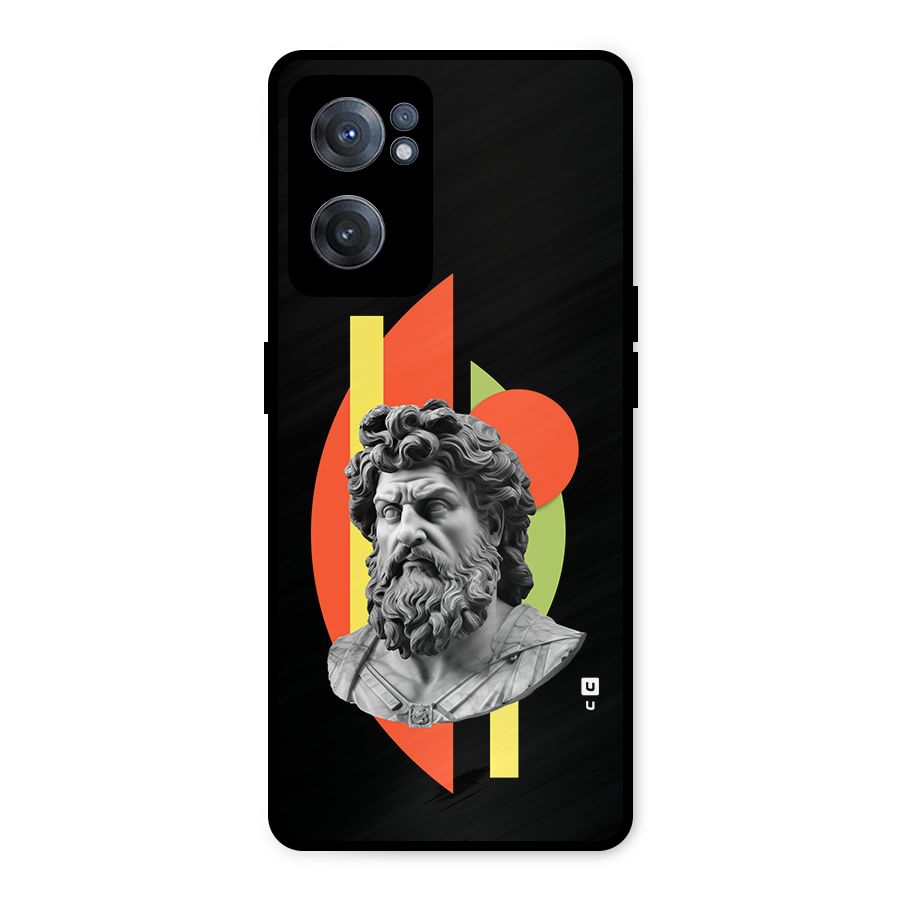 Amazing Geometry Metal Back Case for OnePlus Nord CE 2 5G