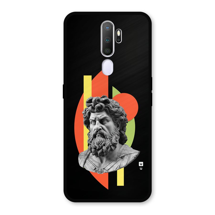 Amazing Geometry Metal Back Case for Oppo A9 (2020)