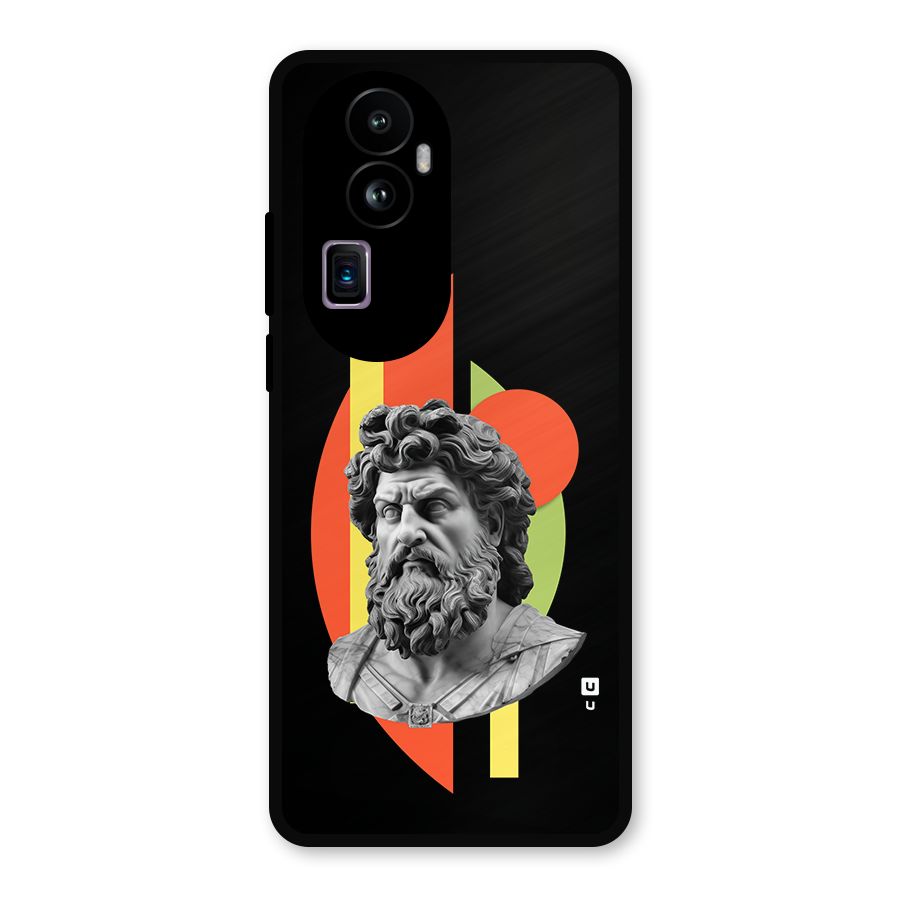Amazing Geometry Metal Back Case for Oppo Reno10 Pro Plus