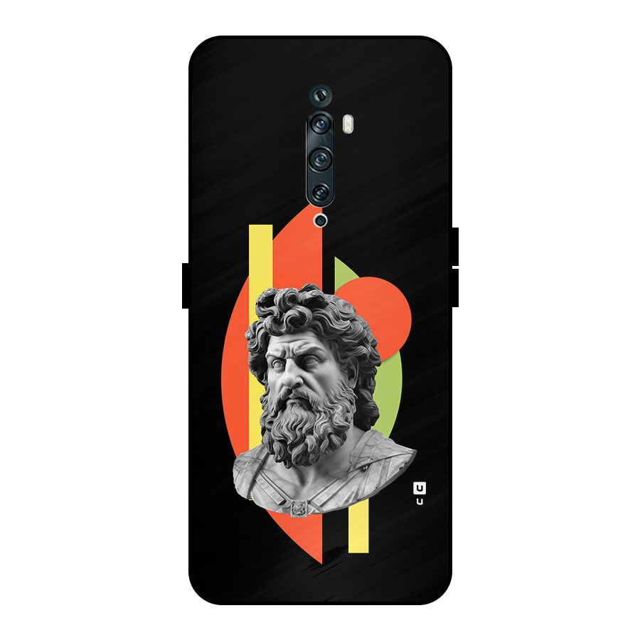 Amazing Geometry Metal Back Case for Oppo Reno2 Z