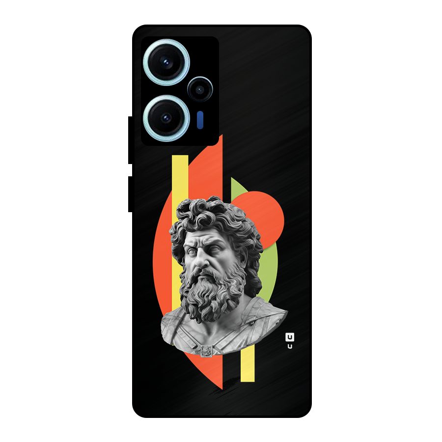 Amazing Geometry Metal Back Case for Poco F5