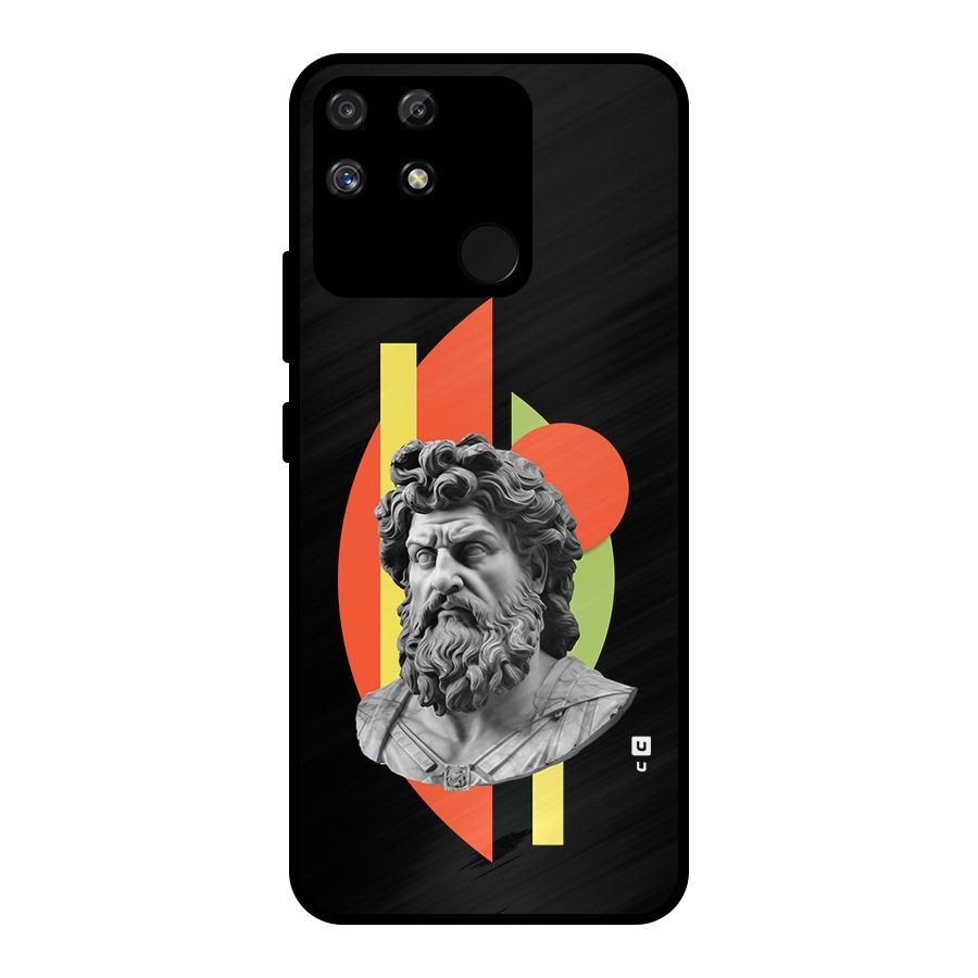 Amazing Geometry Metal Back Case for Realme Narzo 50A