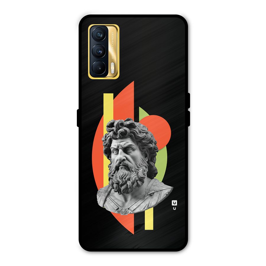 Amazing Geometry Metal Back Case for Realme X7