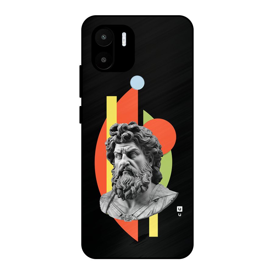 Amazing Geometry Metal Back Case for Redmi A2 Plus