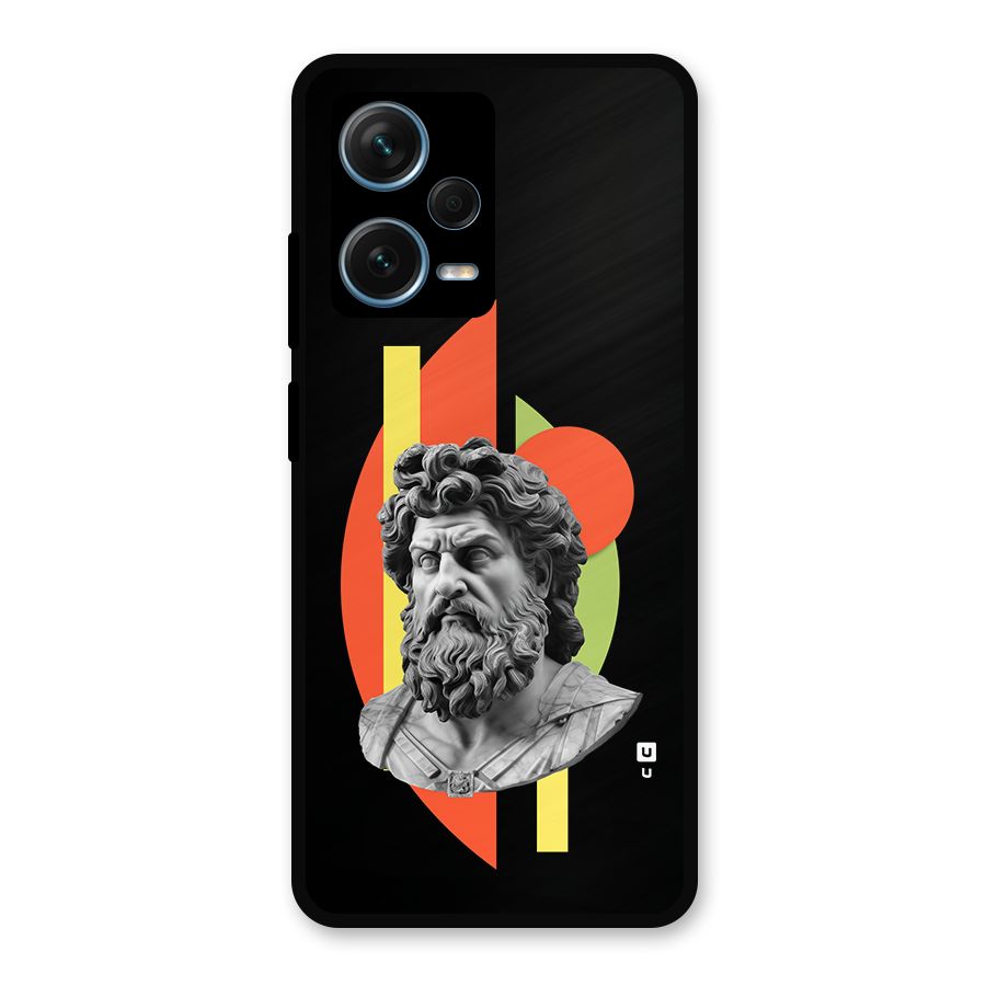 Amazing Geometry Metal Back Case for Redmi Note 12 Pro Plus 5G