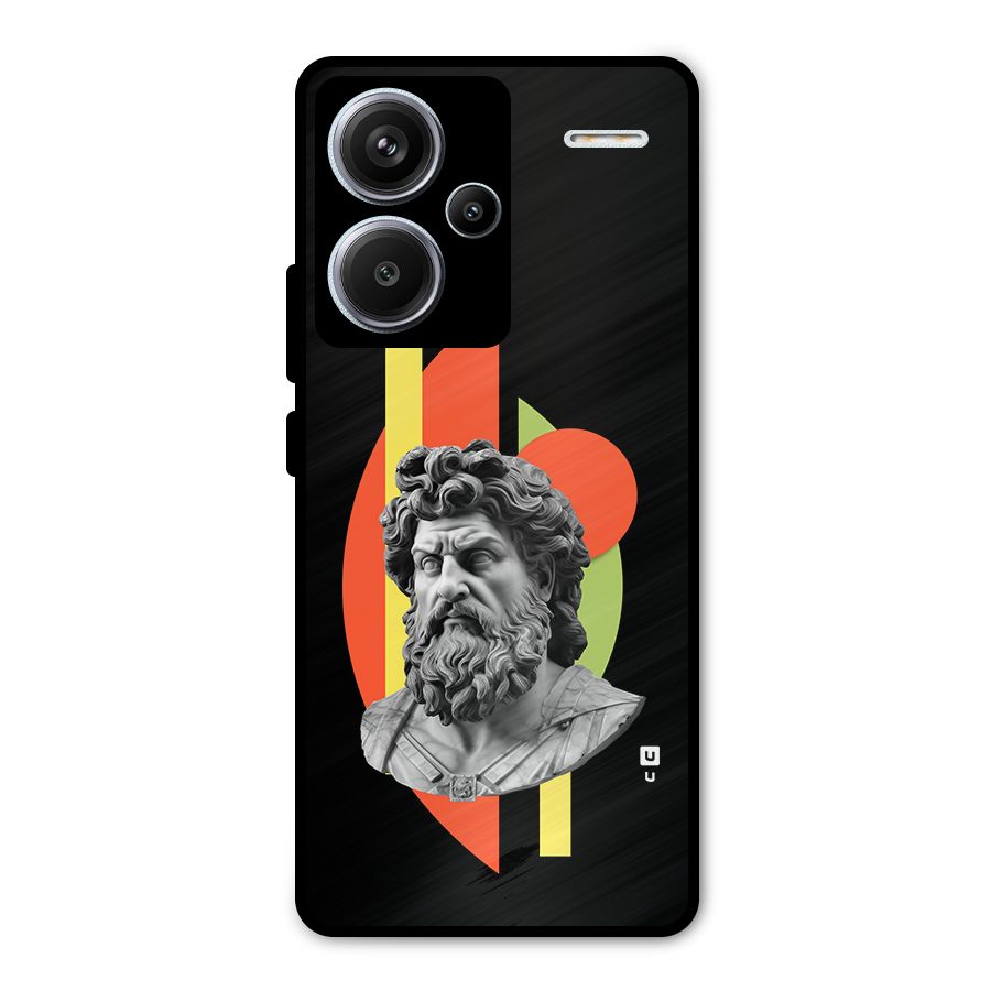 Amazing Geometry Metal Back Case for Redmi Note 13 Pro Plus