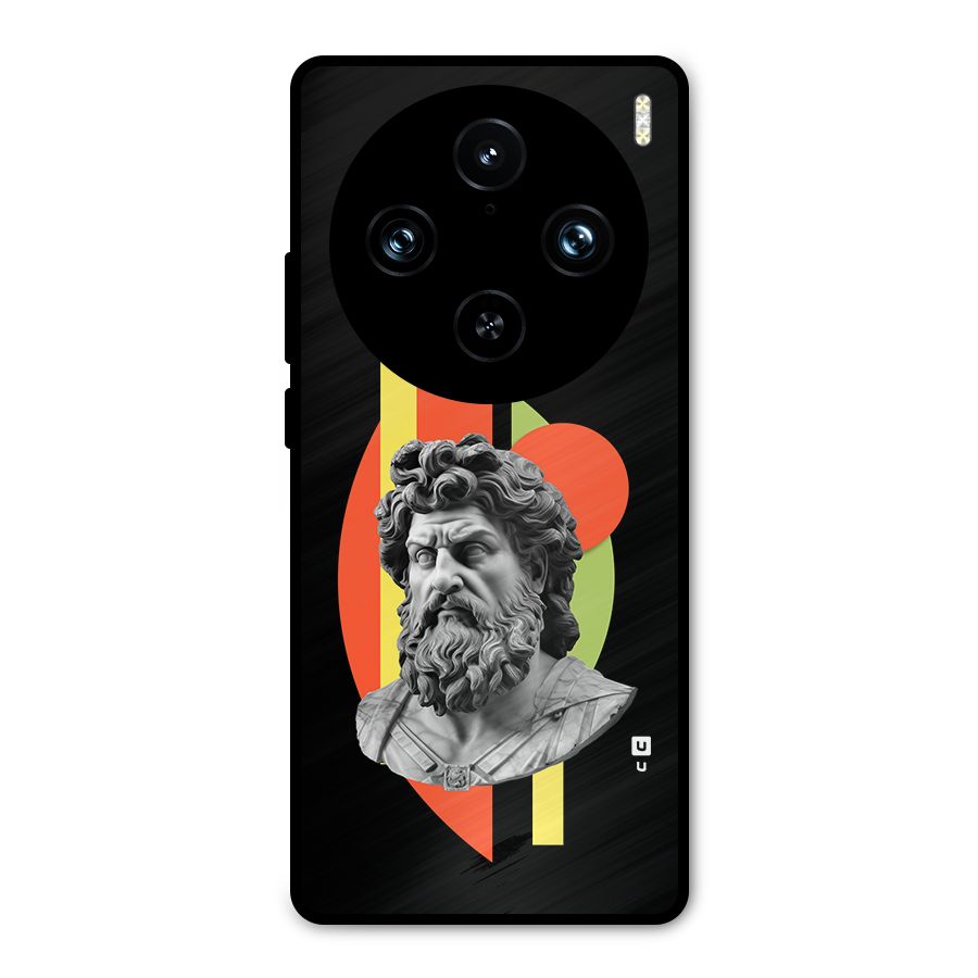 Amazing Geometry Metal Back Case for Vivo X100 Pro