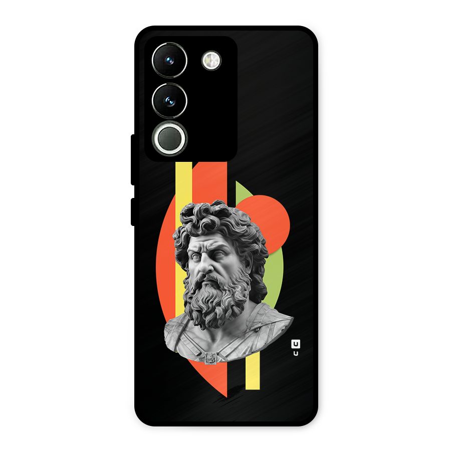 Amazing Geometry Metal Back Case for Vivo Y200