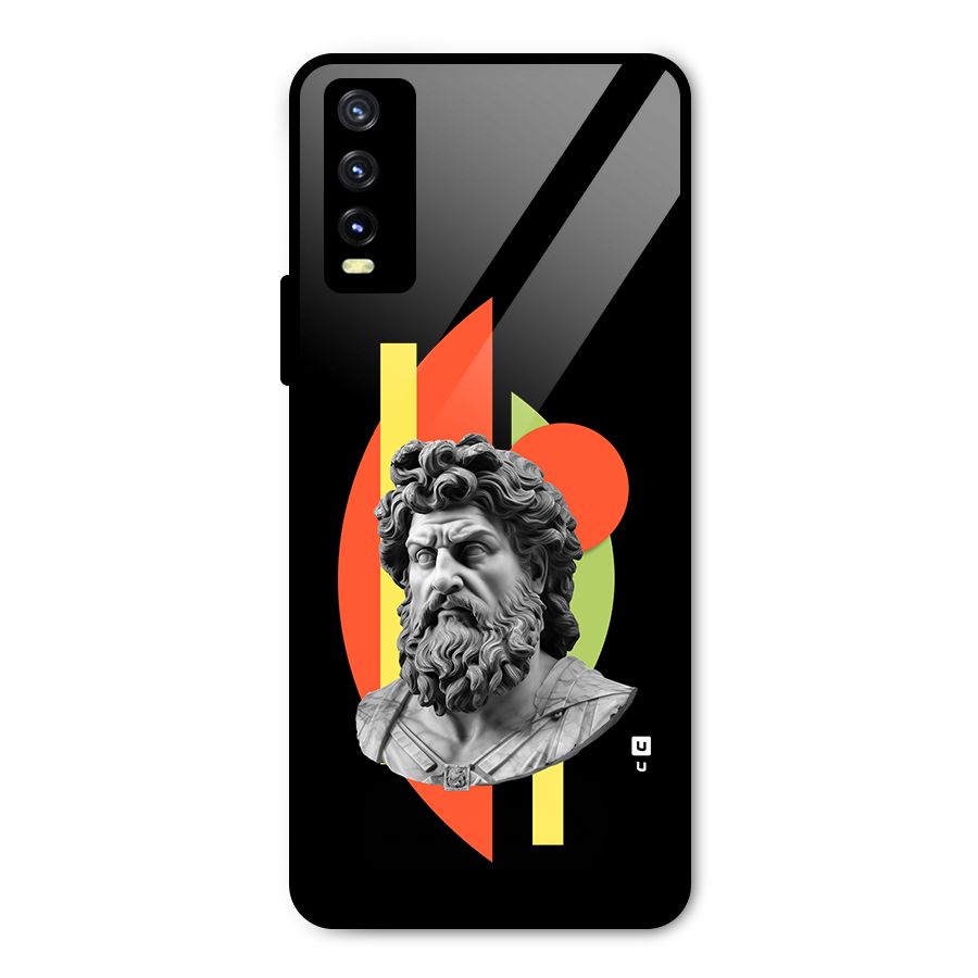 Amazing Geometry Metal Back Case for Vivo Y20g