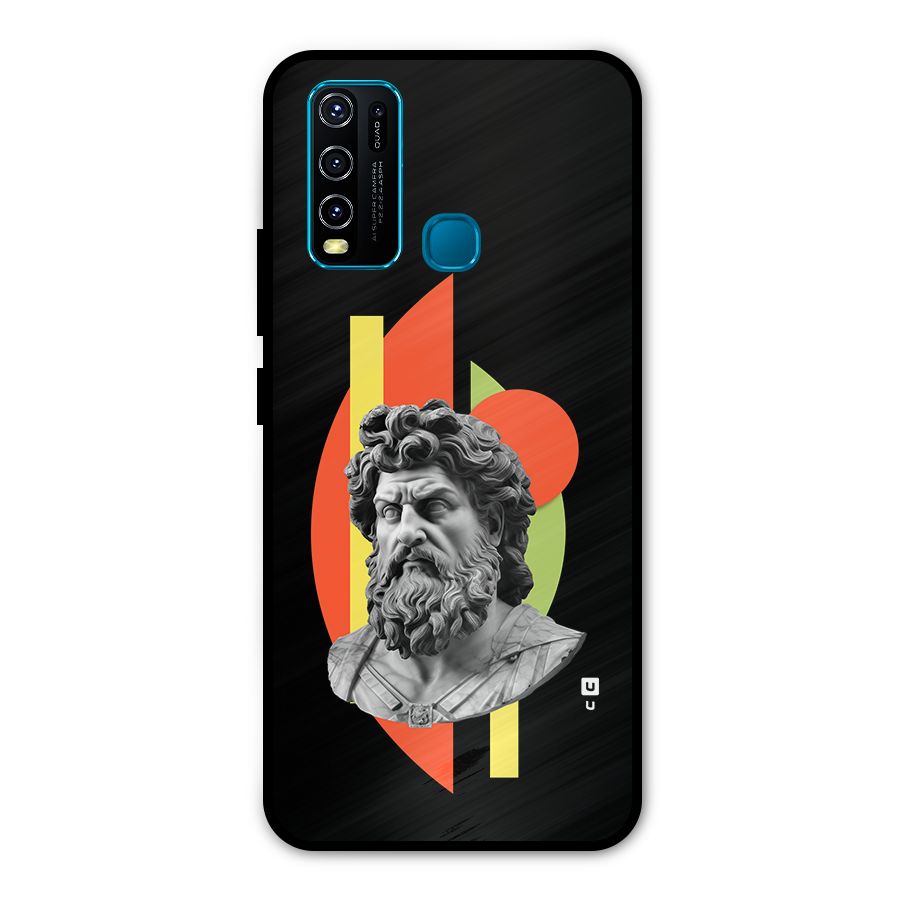 Amazing Geometry Metal Back Case for Vivo Y30