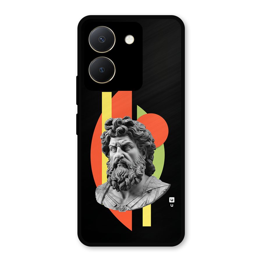 Amazing Geometry Metal Back Case for Vivo Y36