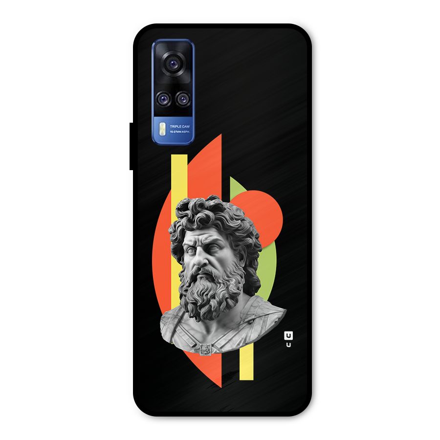 Amazing Geometry Metal Back Case for Vivo Y51A
