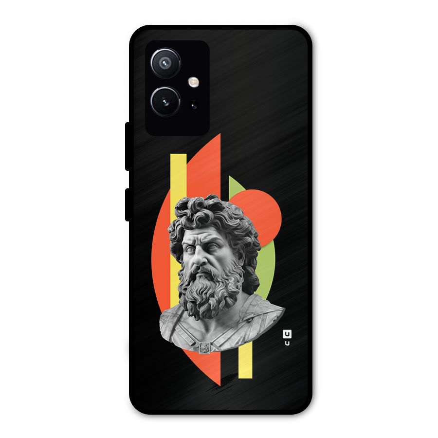 Amazing Geometry Metal Back Case for Vivo Y75 5G