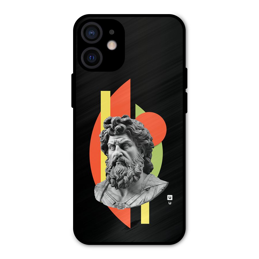 Amazing Geometry Metal Back Case for iPhone 12 Mini