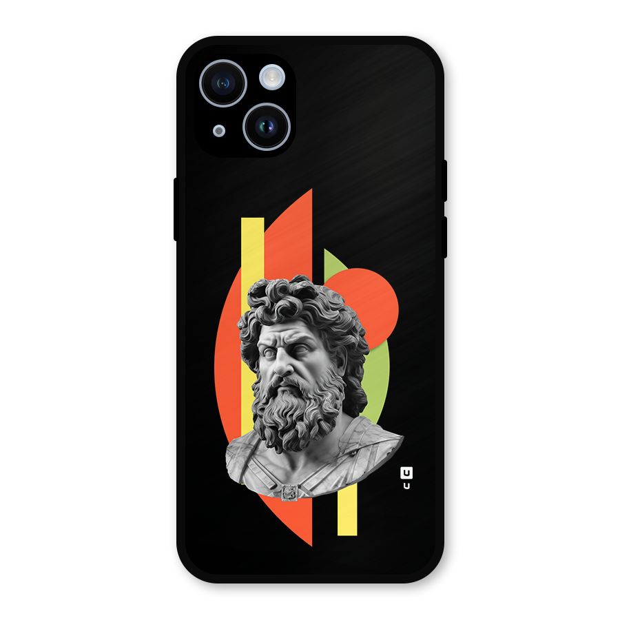 Amazing Geometry Metal Back Case for iPhone 14