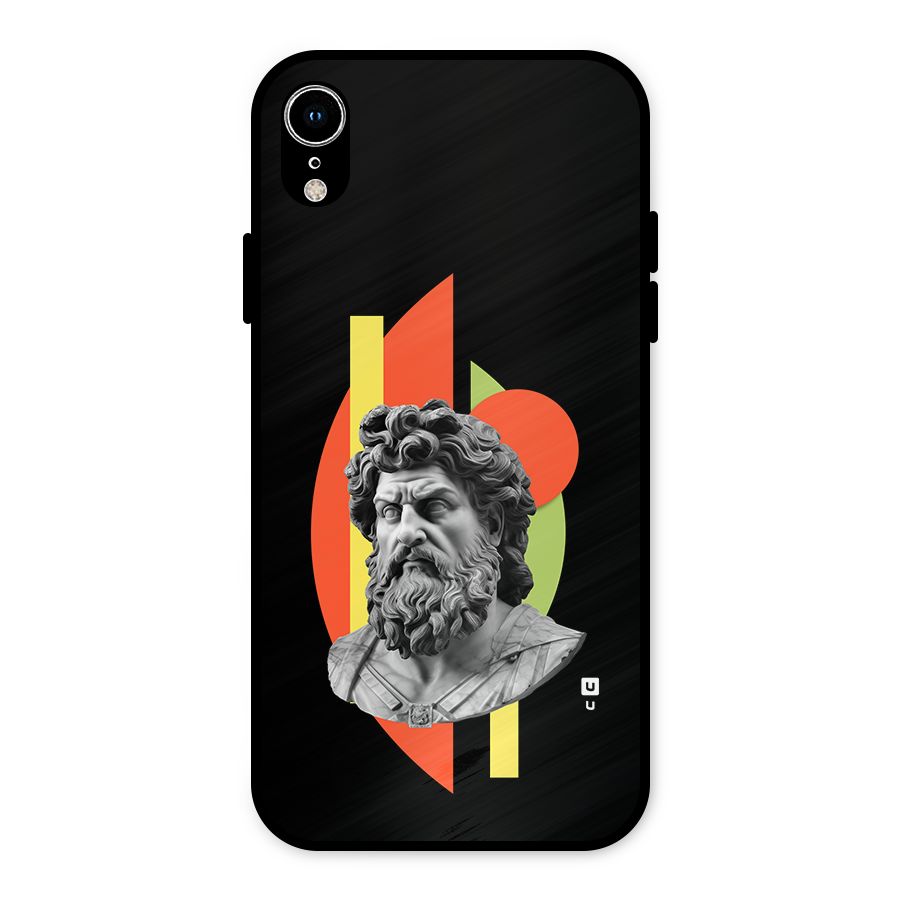 Amazing Geometry Metal Back Case for iPhone XR